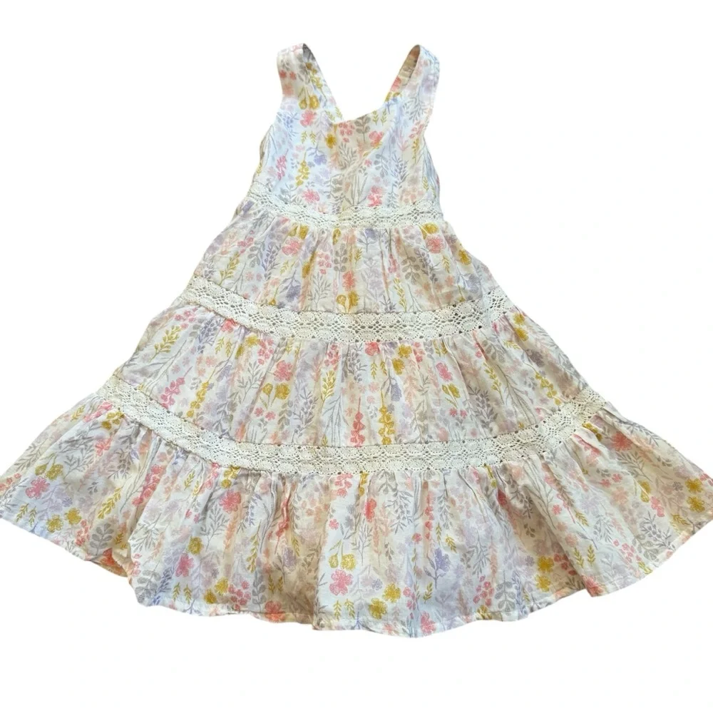 Tommy Bahamas SunDress Girls Sz 24M/2T Floral Lace READ
